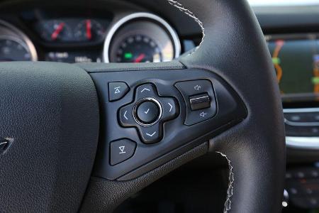 Opel Astra 1.0 Turbo, Bedienelemente