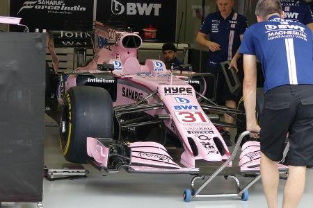 Force India - GP Singapur - Formel 1 - Donnerstag - 14.9.2017