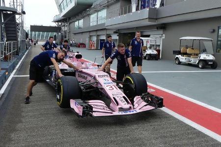 Force India - GP Singapur - Formel 1 - Donnerstag - 14.9.2017
