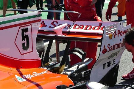 Ferrari - F1-Technik - Upgrades - GP Belgien / GP Italien 2017