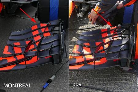 Red Bull - F1-Technik - Upgrades - GP Belgien / GP Italien 2017