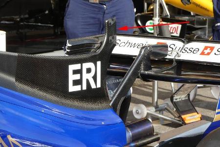 Sauber - F1-Technik - Upgrades - GP Belgien / GP Italien 2017
