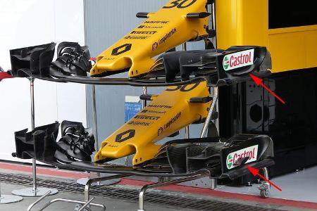 Renault - F1-Technik - Upgrades - GP Belgien / GP Italien 2017