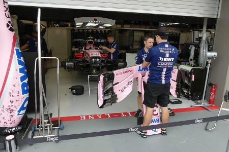 Force India - GP Singapur - Formel 1 - Freitag - 15.9.2017