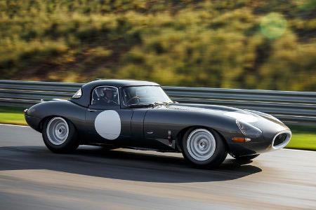 Jaguar E-Type Lightweight, Seitenansicht