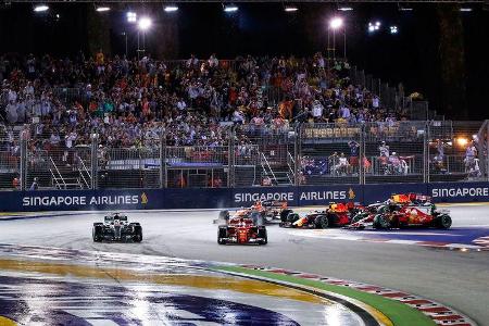 Start - GP Singapur 2017 - Rennen