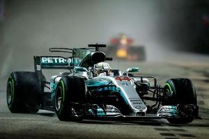 Die Mercedes-Verwandlung am Sonntag in Singapur