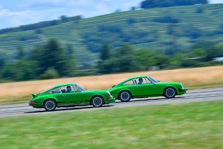 Porsche 911 Carrera RS gegen Memminger 912 Motor Klassik September 2017