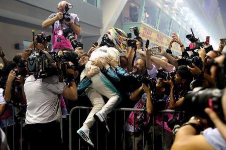 Lewis Hamilton - Mercedes - GP Singapur 2017 - Rennen