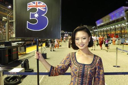 Grid Girls - GP Singapur 2017