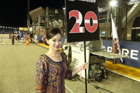 Grid Girls - GP Singapur 2017