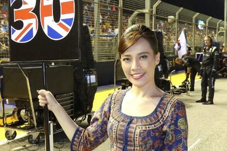 Grid Girls - GP Singapur 2017