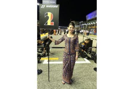 Grid Girls - GP Singapur 2017