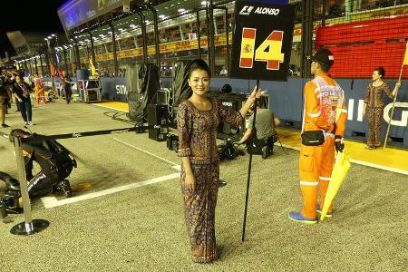 Grid Girls - GP Singapur 2017