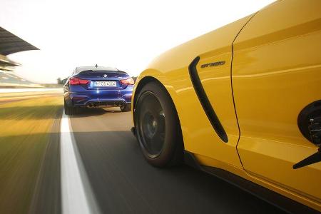 BMW M4 CS, Mustang Shelby GT350, Außenansicht