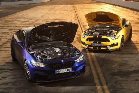 BMW M4 CS, Mustang Shelby GT350, Außenansicht