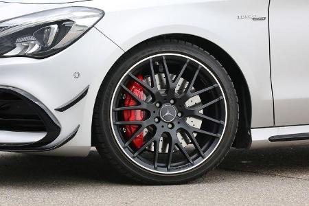 Mercedes-AMG CLA 45, Reifen, Felgen, Bremsen