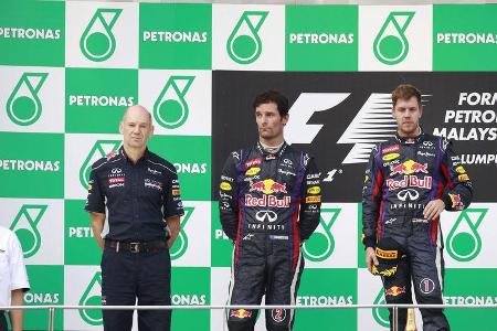 Mark Webber - Sebastian Vettel - Red Bull - GP Malaysia 2013