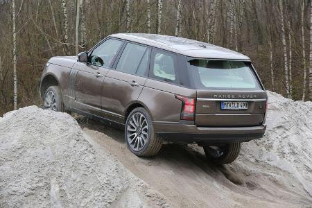 Range Rover, Heckansicht, Geländefahrt