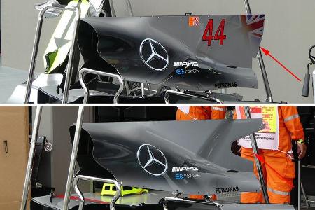 Mercedes - Technik - GP Singapur 2017