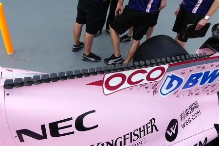 Force India - Technik - GP Singapur 2017