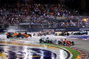 F1-Fotos GP Singapur 2017 (Rennen)