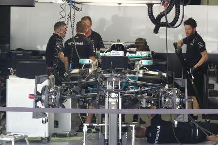 Mercedes - Formel 1 - GP Bahrain -Sakhir - Donnerstag - 13.4.2017