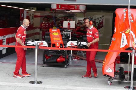 Ferrari - Formel 1 - GP Bahrain -Sakhir - Donnerstag - 13.4.2017