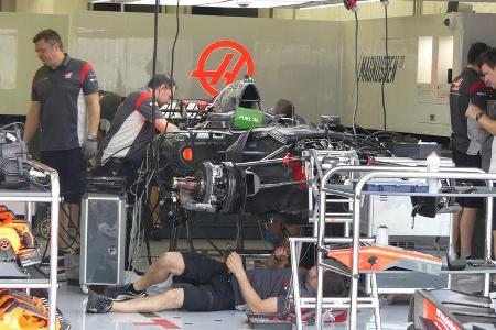 HaasF1 - Formel 1 - GP Bahrain -Sakhir - Donnerstag - 13.4.2017