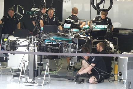 Mercedes - Formel 1 - GP Bahrain -Sakhir - Donnerstag - 13.4.2017