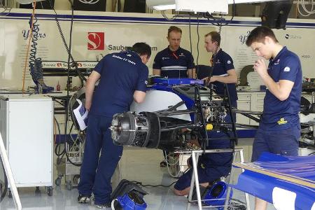 Sauber - Formel 1 - GP Bahrain -Sakhir - Donnerstag - 13.4.2017