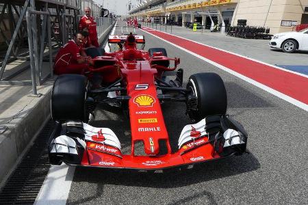 Ferrari - Formel 1 - GP Bahrain - Sakhir - Donnerstag - 13.4.2017