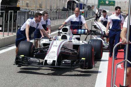 Williams - Formel 1 - GP Bahrain - Sakhir - Donnerstag - 13.4.2017