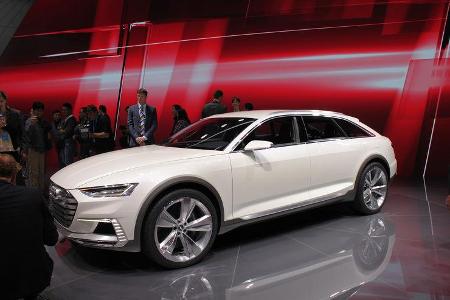 Audi wird in Shanghai die dritte Prologue-Studie zeigen. Nach dem Coupé und dem Avant geben die Ingolstädter mit dem Prologu...
