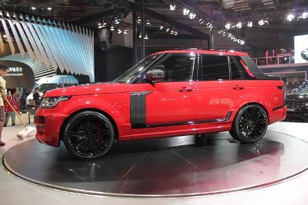 Tuner Startech fährt in China mit einem Range Rover Pickup vor.