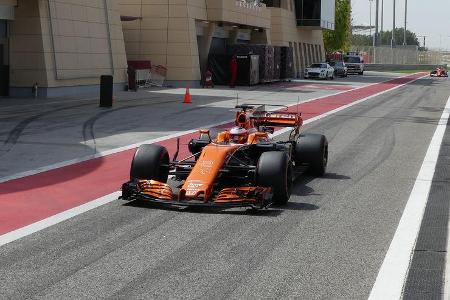 Stoffel Vandoorne - McLaren-Honda - Formel 1 - Testfahrten - Bahrain - Mittwoch - 19.4.2017