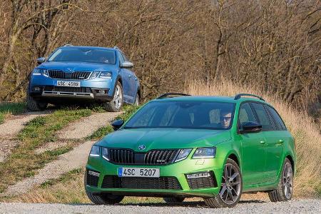 Skoda Octavia Combi RS Facelift Fahrbericht