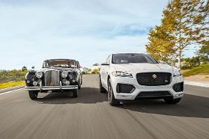 Jaguar F-Pace trifft Jaguar Mark IX