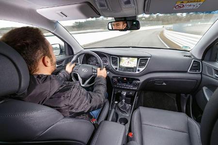 Hyundai Tucson 2.0 CRDi 4WD, Cockpit