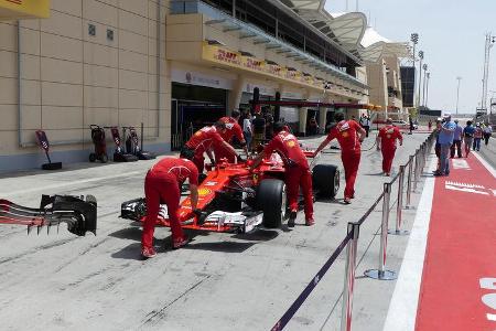 Ferrari - Formel 1 - GP Bahrain - Sakhir - Training - Freitag - 14.4.2017
