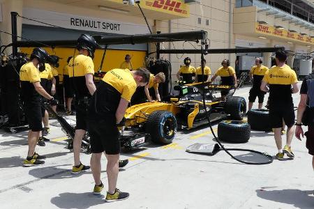 Renault - Formel 1 - GP Bahrain - Sakhir - Training - Freitag - 14.4.2017