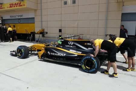 Renault - Formel 1 - GP Bahrain - Sakhir - Training - Freitag - 14.4.2017