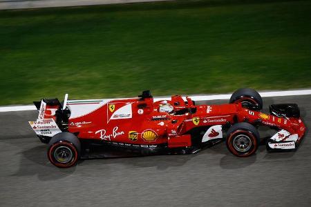 Sebastian Vettel - Ferrari - Formel 1 - GP Bahrain - Sakhir - Training - Freitag - 14.4.2017