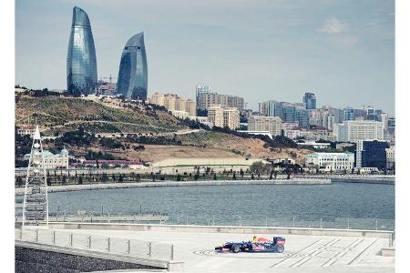 Red Bull Showrun 2012 Aserbaijan Coulthard