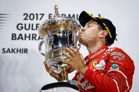 Sebastian Vettel - Ferrari - GP Bahrain 2017 - Rennen