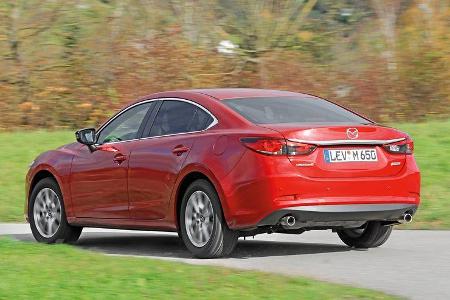 Mazda 6 2.2 D 150, Heckansicht