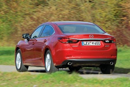 Mazda 6 2.2 l D Center-Line, Heckansicht