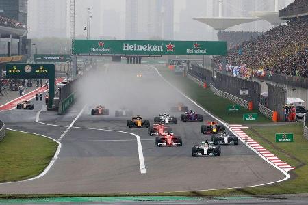 Start - GP China 2017 - Shanghai - Rennen