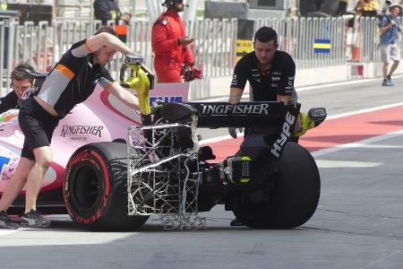 Alfonso Celis - Force India - Formel 1 - Testfahrten - Bahrain International Circuit - Dienstag - 18.4.2017