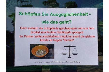 Wer genau die gleiche Anzahl von Kugeln wie der Teampartner fischte, hatte null Abweichung und damit auch null Strafpunkte.